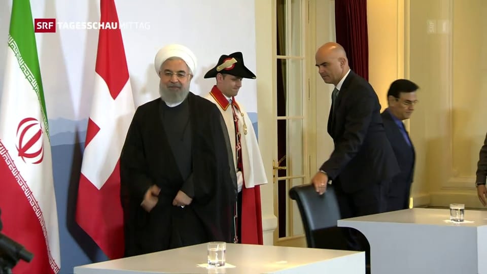 Irans Präsident Rohani besucht die Schweiz