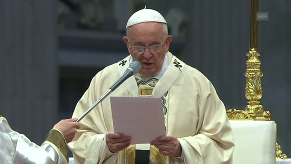 Die Aussage von Papst Franziskus während der Messe