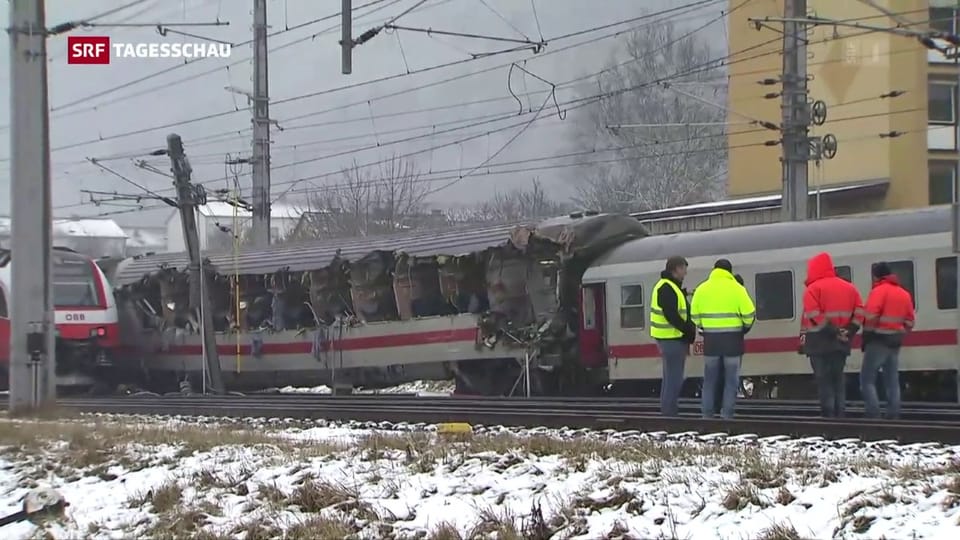 Nachricht Zugunfall Österreich