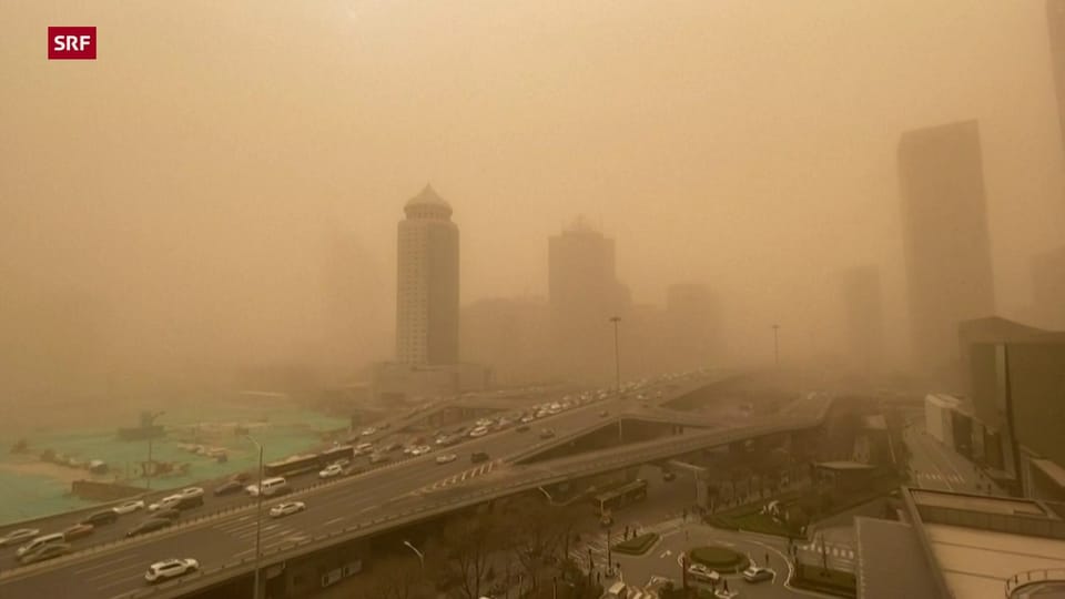 Sandsturm fegt über Peking