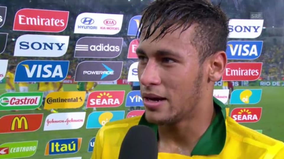 Neymar im Interview (portugiesisch)