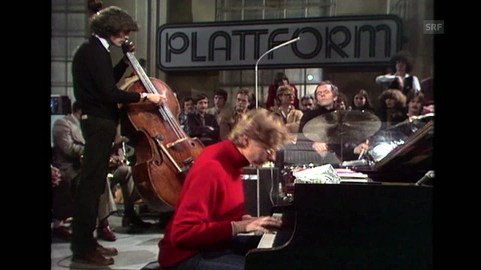 Das «Jazz Live Trio» im Tramdepot Tiefenbrunnen, 30. 3. 1979