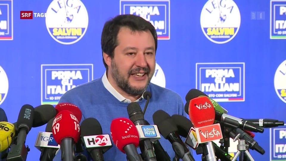 Salvini gesteht seine Niederlage bei den Regionalwahlen ein