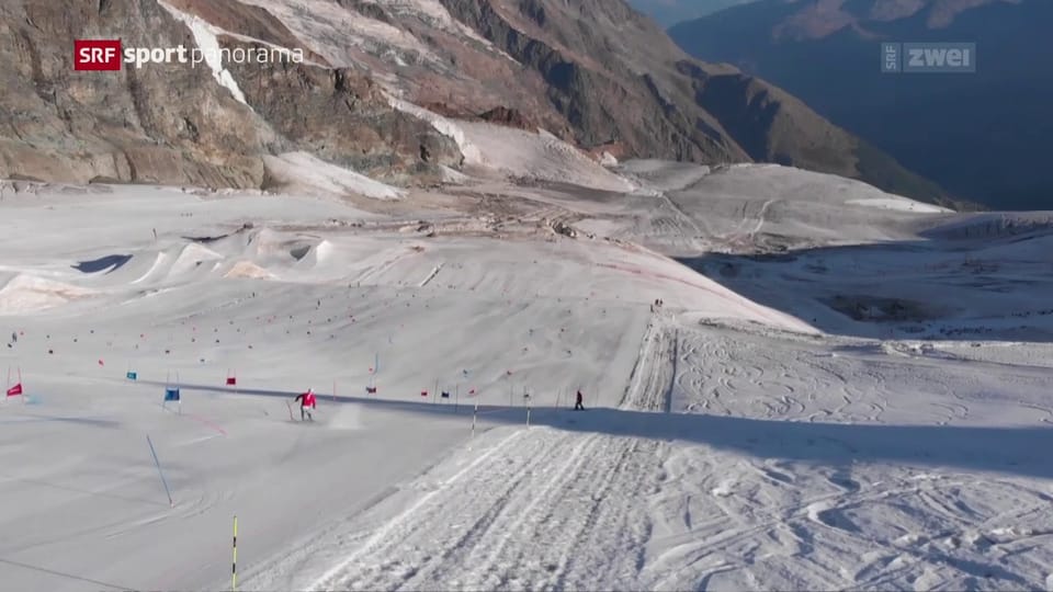 Archiv: Alpine tummeln sich auf Schweizer Gletschern