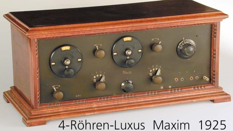 Radio-Pioniere aus dem Aargau: Vor 100 Jahren stellte die Aarauer Firma Maxim High-End-Radiogeräte her