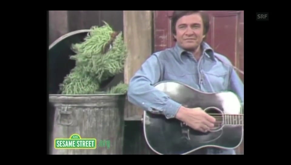 Johnny Cash singt mit Oskar aus der Tonne