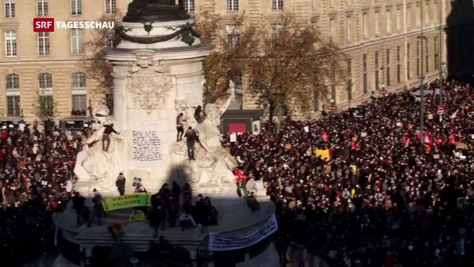 Archiv: Proteste in Frankreich gegen Polizeigewalt