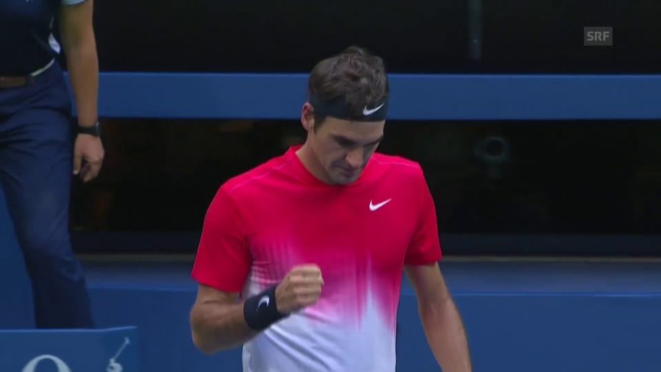 Federer erreicht nach hartem Kampf die 3. Runde