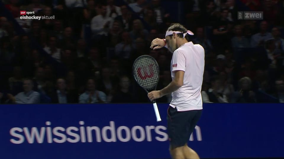 Federer müht sich in Basel zum Startsieg