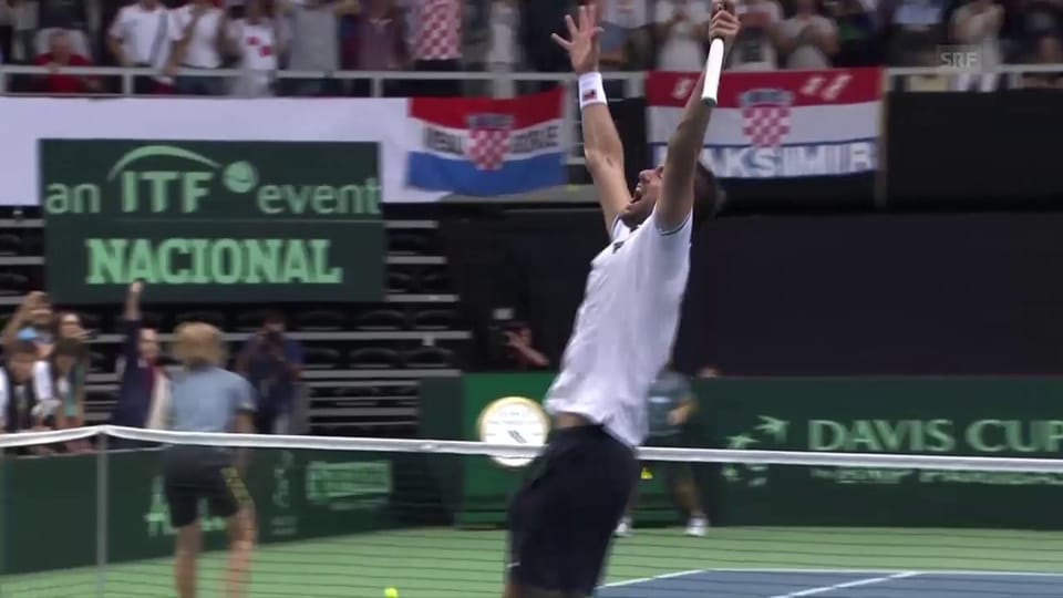 Cilic führt Kroatien in den Davis-Cup-Final (SNTV)