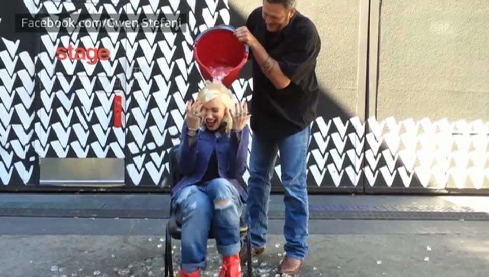 Gwen Stefanis Ice Bucket Challenge (Englischer Originalton)