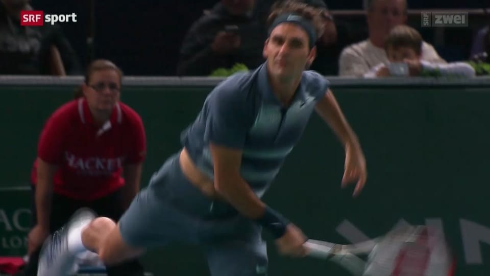Tennis: ATP-Turnier in Paris-Bércy, Federer - Kohlschreiber