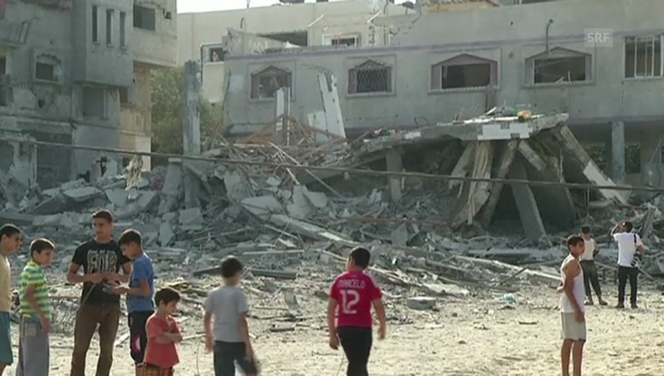 Gaza-Stadt am Montagmorgen (unkommentiert)