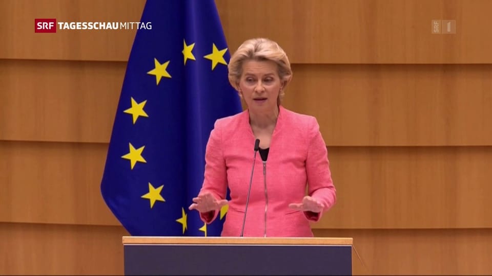 Premiere: Von der Leyens erste Rede zur Lage der EU