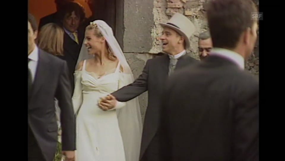 1998 heirateten Hunziker und Ramazzotti (unkommentiert)