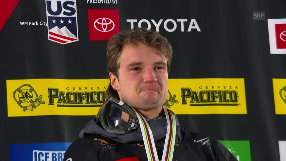 Fabian Bösch erhält die Goldmedaille