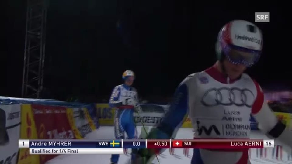 Ski: Parallelslalom München - Die Läufe von Luca Aerni («sportlive»)
