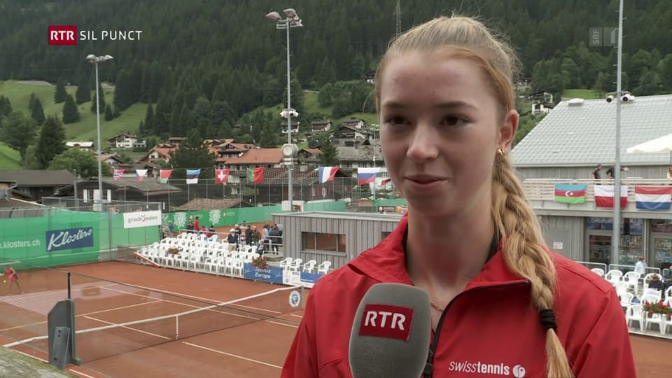 Simona Waltert – talent da tennis al turnier da junioras U18 a Claustra