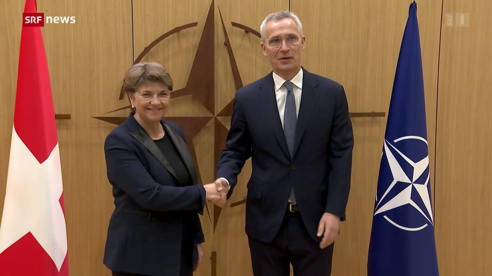 Viola Amherd trifft Nato-Generalsekretär Jens Stoltenberg