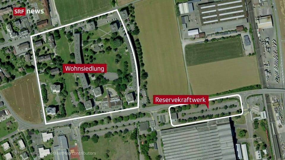 Archiv: Im aargauischen Birr wird ein Notkraftwerk gebaut