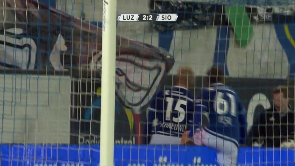 Luzern mit Last-Minute-Treffer