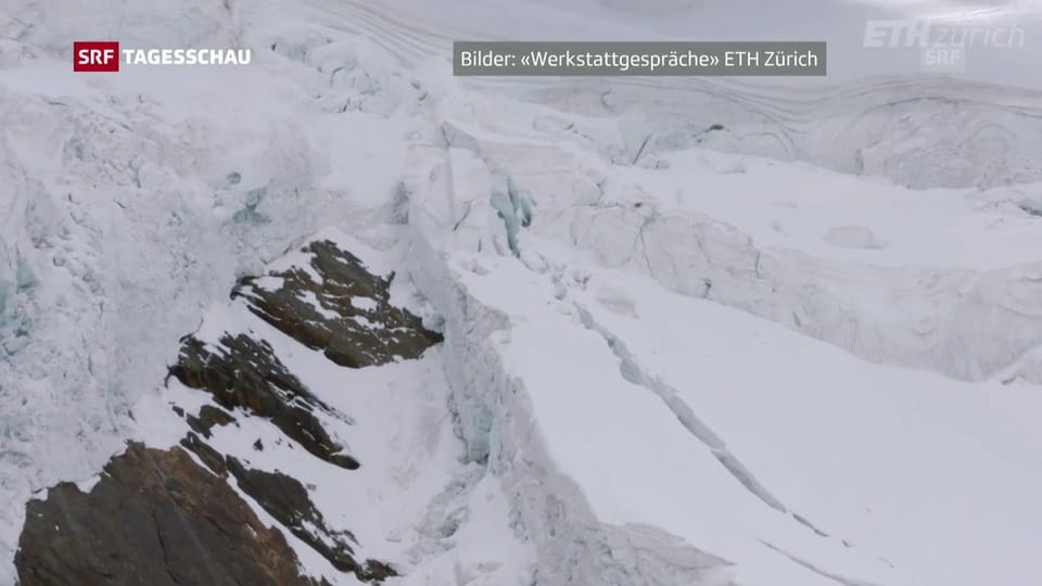 Gletscherabbruch im Wallis