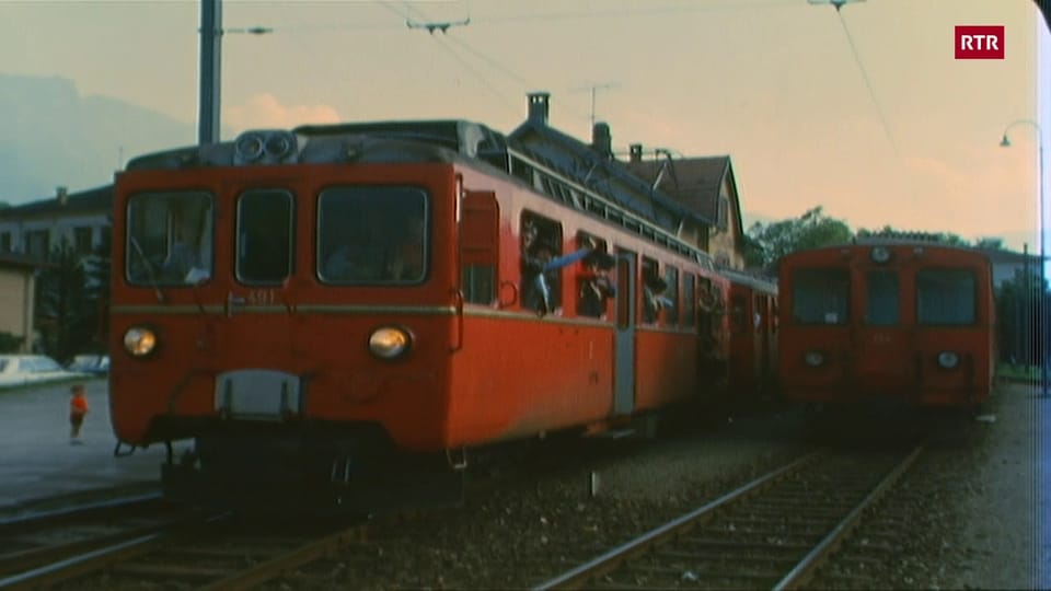 Il davos viadi cun passagiers sin il traject Bellinzona-Mesocco (RSI, 1972)