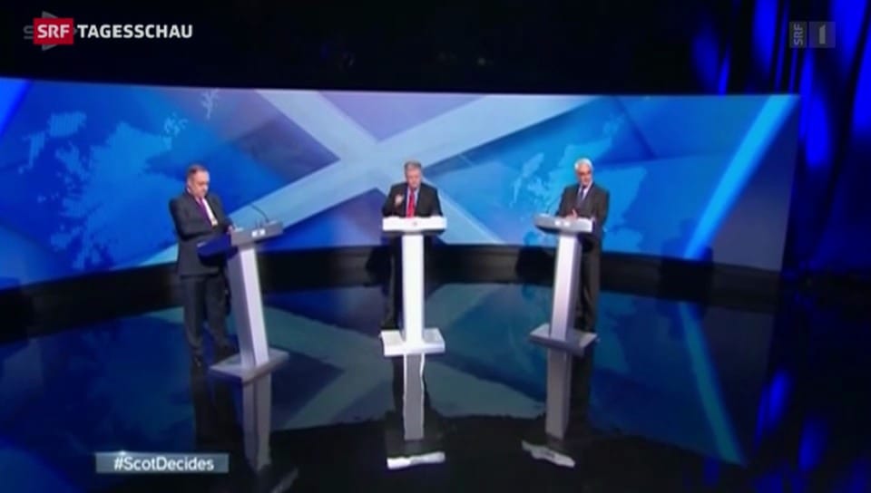 TV-Duell über schottische Unabhängigkeit