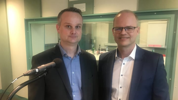 Pro und Contra Gemeindefusionen fördern: André Wyss, EVP-Kantonsrat Daniel Probst, FDP-Kantonsrat im Gespräch