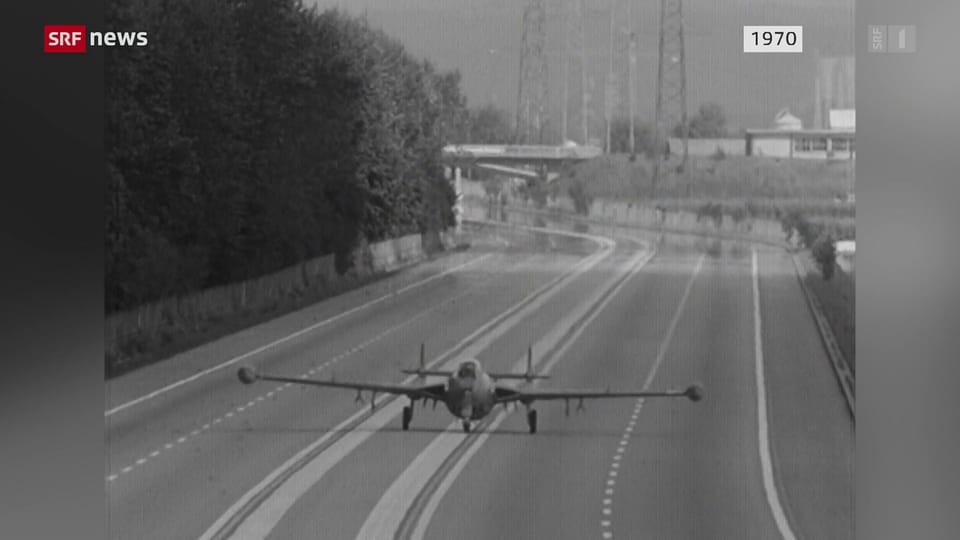 Kampfjets auf Schweizer Autobahnen