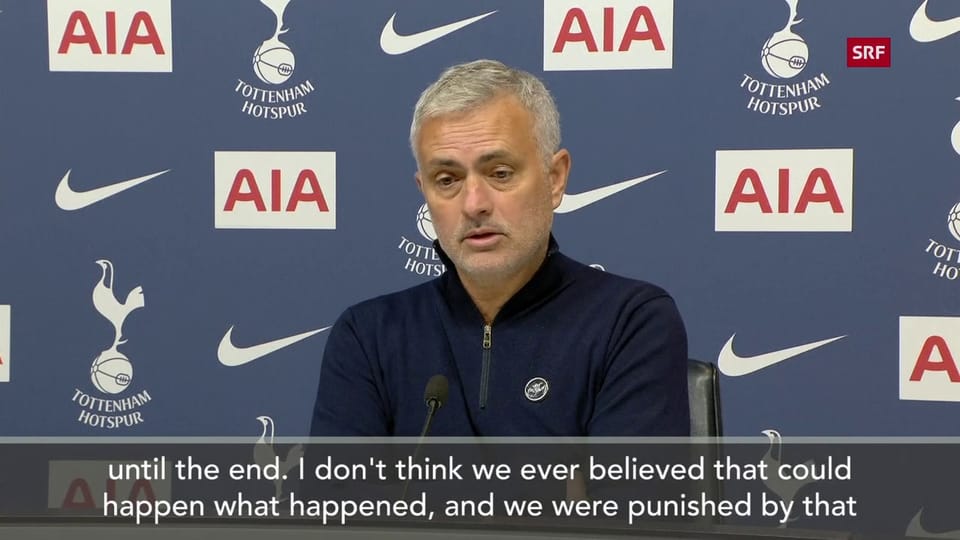 Mourinho: «Dachten nicht, dass so etwas passieren könnte» (engl.)