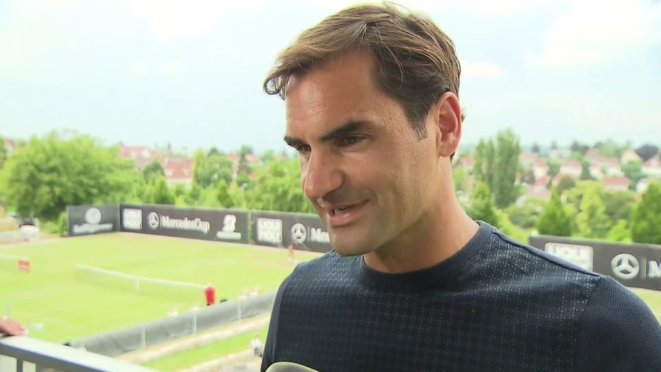 Federer vor dem Turnier in Stuttgart im Interview