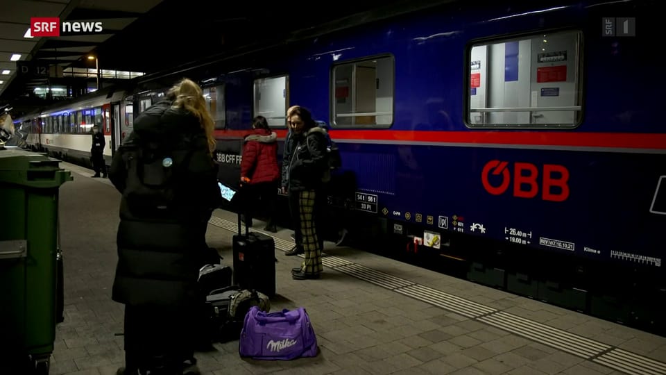 Archiv: Reisende kritisieren mangelnde Nachtzugsangebote der SBB 
