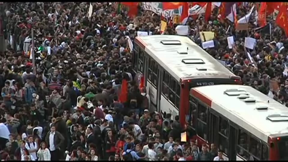 Demonstrationen in Brasilien («sportaktuell»)