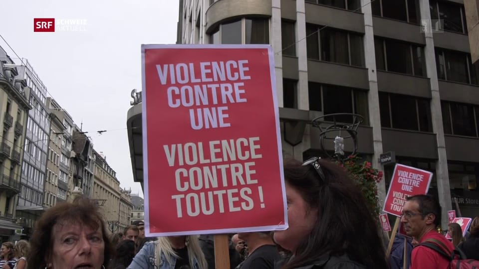 Demo gegen Gewalt an Frauen