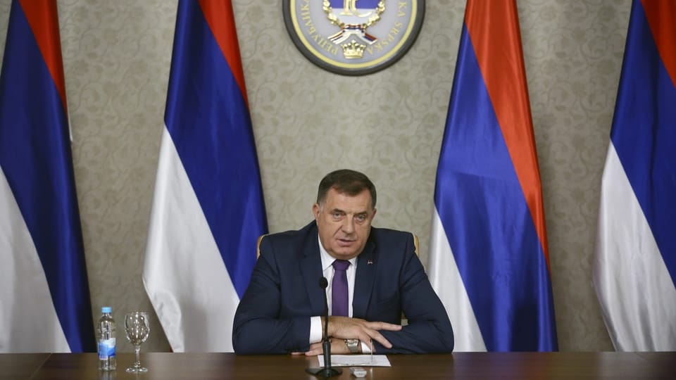 Serbenführer Dodik schürt Angst in Bosnien-Herzegowina