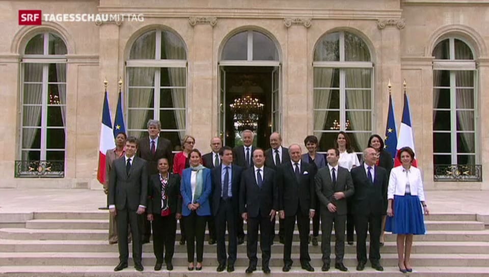 Erste Sitzung der neuen französischen Regierung