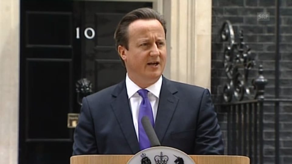 David Camerons Äusserung zum Vorfall in London (Originalton)