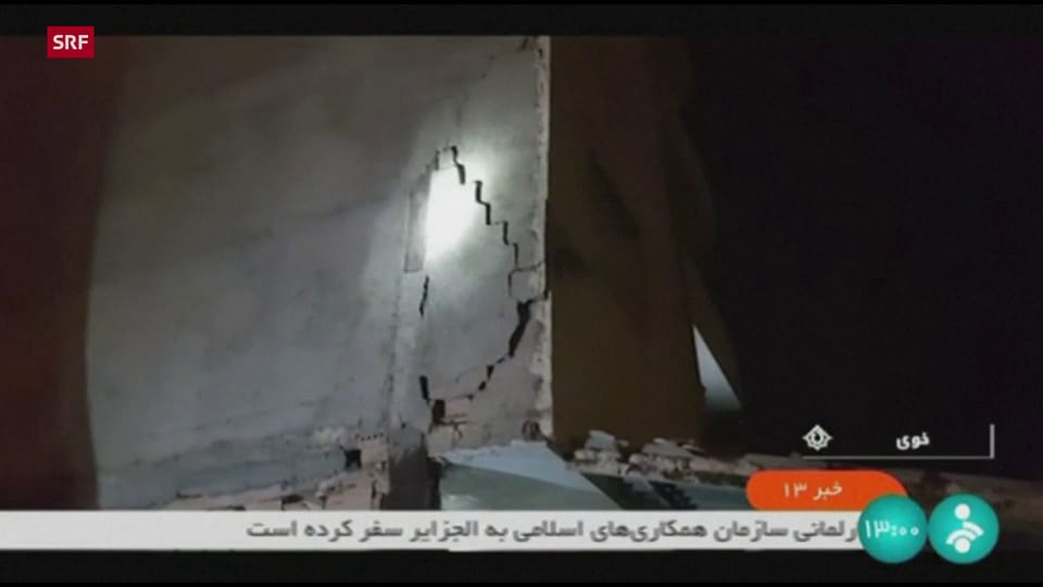Schäden nach Beben in Iran
