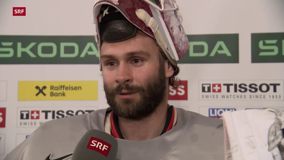 Archiv: Lettland-Goalie Punnenovs an der WM 2023 im Interview
