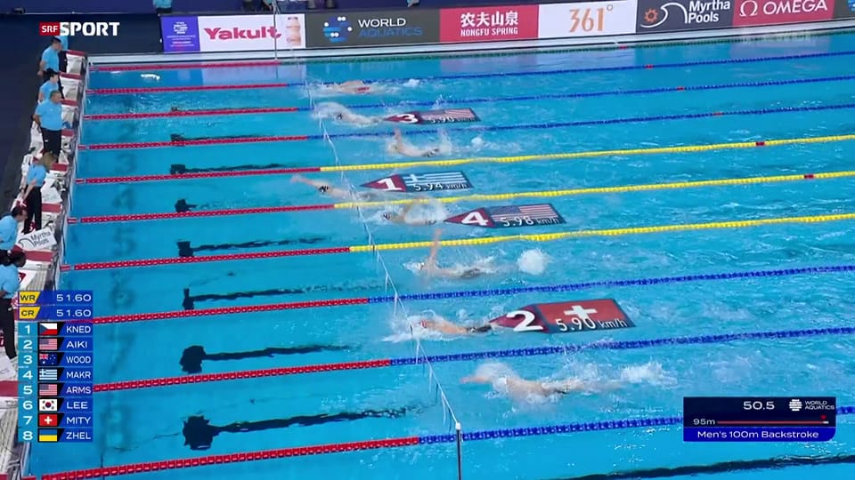 Mityukov schwimmt in den Final, Mamié im Halbfinal out