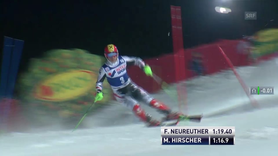 2. Lauf von Marcel Hirscher («sportlive», 06.01.2014)