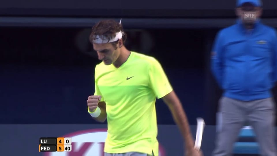 Highlights Federer - Lu