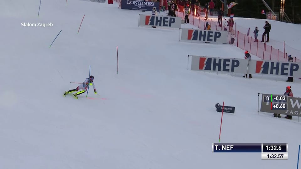 Nefs 2. Lauf im Slalom von Zagreb