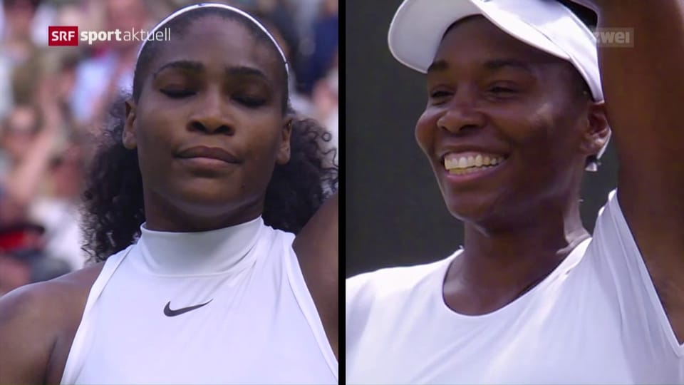 Williams-Schwestern in Wimbledon im Hoch