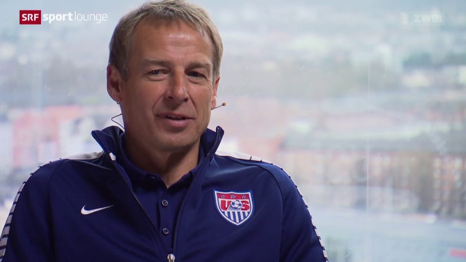 Jürgen Klinsmann im Gespräch