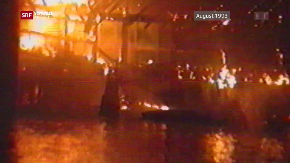 Vor 25 Jahren: Der Brand der Luzerner Kapellbrücke schockiert die Schweiz
