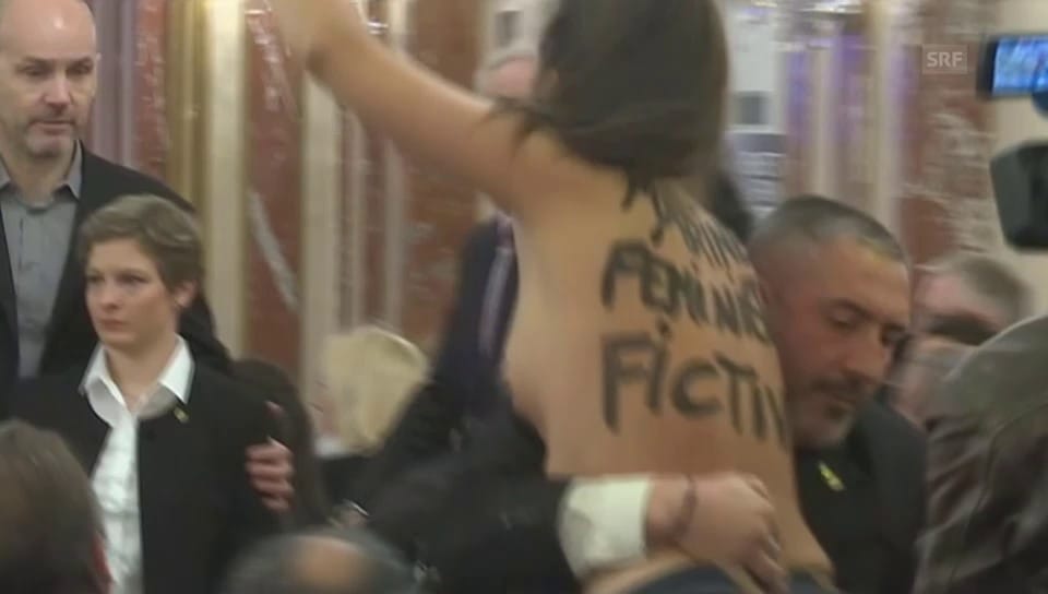 «Femen» macht mobil gegen Le Pen