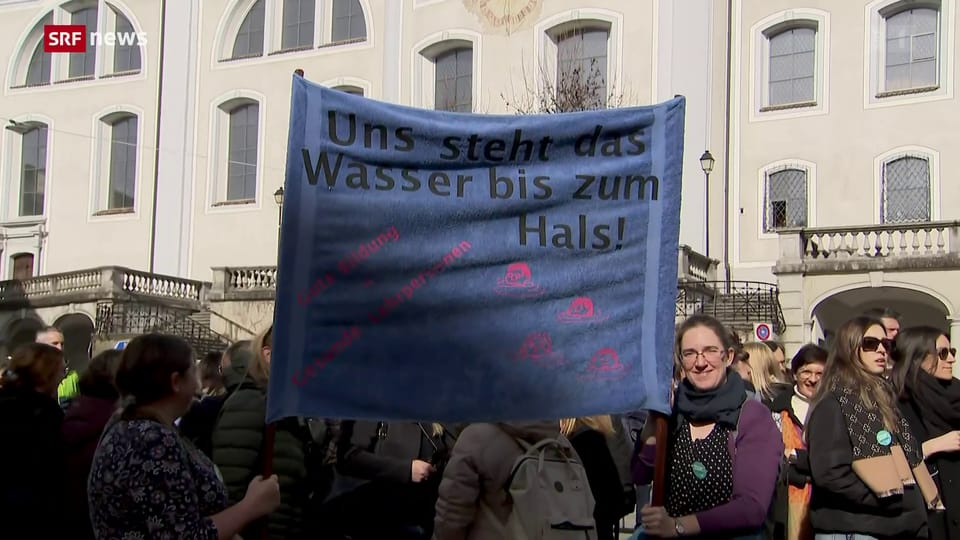 Lehrerprotest im Kanton Schwyz