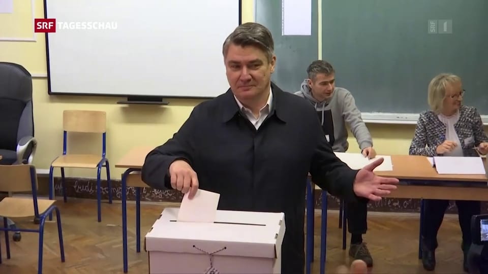 In Kroatien wird es eine Stichwahl geben